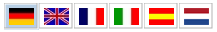 Verfügbare Sprachen (DE, EN, FR, IT, ES, NL)